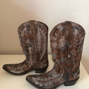 Size 11 Cowboy Boots - Real Leather! / BRAND NEW!
